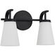 Drake 2 Light 14.00 inch Bathroom Vanity Light