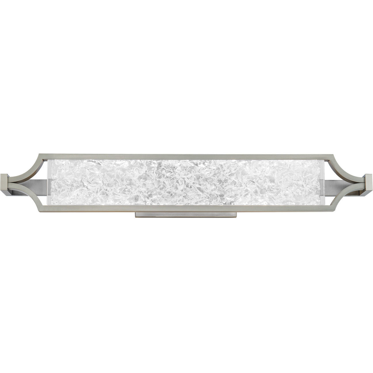 Emblem LED 28 inch Brushed Nickel Bath Vanity & Wall Light in 28in.