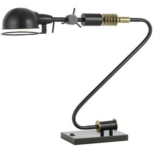 Signature 21 inch 60 watt Dark Bronze Desk Lamp Portable Light