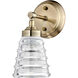 Amherst 1 Light 5 inch Antique Brass Bath Vanity Wall Light