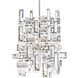 Arley 1 Light 6 inch Chrome Mini Chandelier Ceiling Light