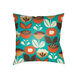 Moderne 20 X 20 inch Orange and Yellow Outdoor Throw Pillow