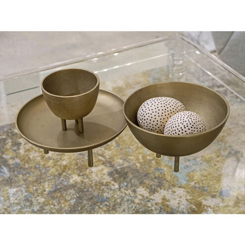 Kiser 6 X 6 inch Bowl in Brass