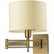 Pembroke 26 inch 60.00 watt Antique Brass Swingarm Sconce Wall Light