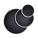 Private I LED 9 inch Matte Black Wall Sconce Wall Light