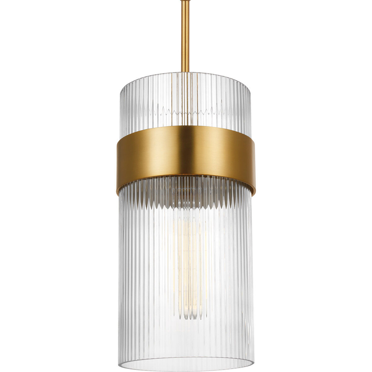 C&M by Chapman & Myers Geneva 1 Light 7 inch Burnished Brass Pendant Ceiling Light