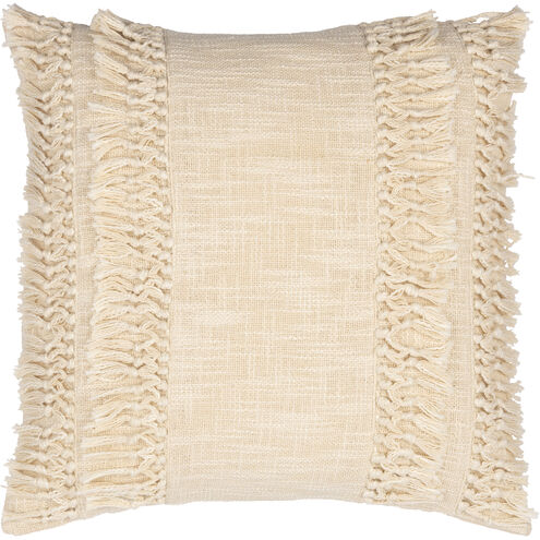 Katie 18 inch Cream Pillow Kit in 18 x 18, Square