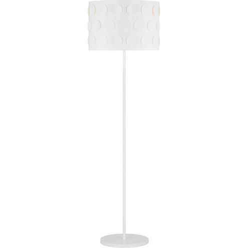 kate spade new york Dottie 62 inch 9 watt Matte White Floor Lamp Portable Light