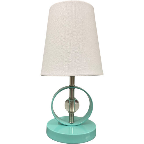 Bryson 12.5 inch 40.00 watt Satin Nickel and Mint Table Lamp Portable Light