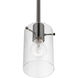 Munich 1 Light 5 inch Black Chrome Single Pendant Ceiling Light, Single