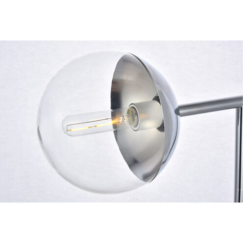 Oyster Bay 51 inch 40 watt Chrome Floor Lamp Portable Light