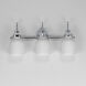 Milk 3 Light 22 inch Polished Chrome Bath Vanity Wall Light