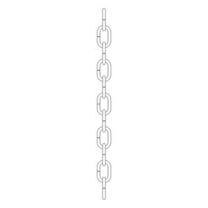 Accessory Black Outdoor Chain 3 FEET section
