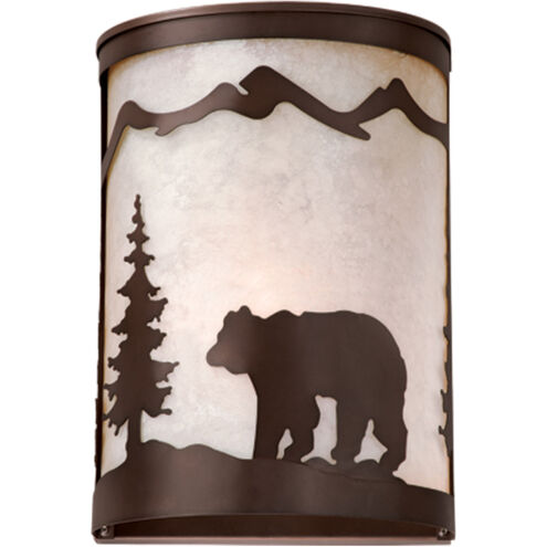 Bozeman LED 8 inch Burnished Bronze Wall Light