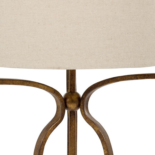 Evie 42.75 inch Ashwell Gold Table Lamp Portable Light