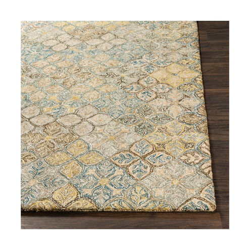 Robin 90 X 60 inch Teal/Sage/Taupe/Dark Brown/Cream/Olive/Beige Rugs, Rectangle