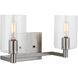 Fullton 2 Light 14.25 inch Brushed Nickel Bath Vanity Wall Light