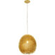 Urchin 1 Light 13 inch Gold Pendant Ceiling Light
