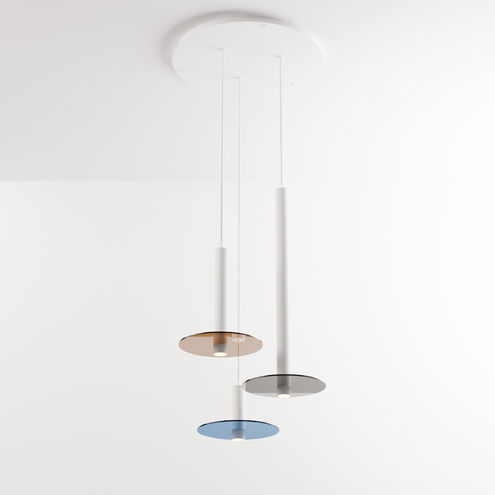 Combi LED 18 inch Matte White Pendant Ceiling Light