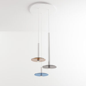 Combi LED 18 inch Matte White Pendant Ceiling Light