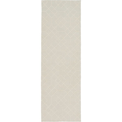 Seabrook 96 X 30 inch Seafoam, Khaki Rug