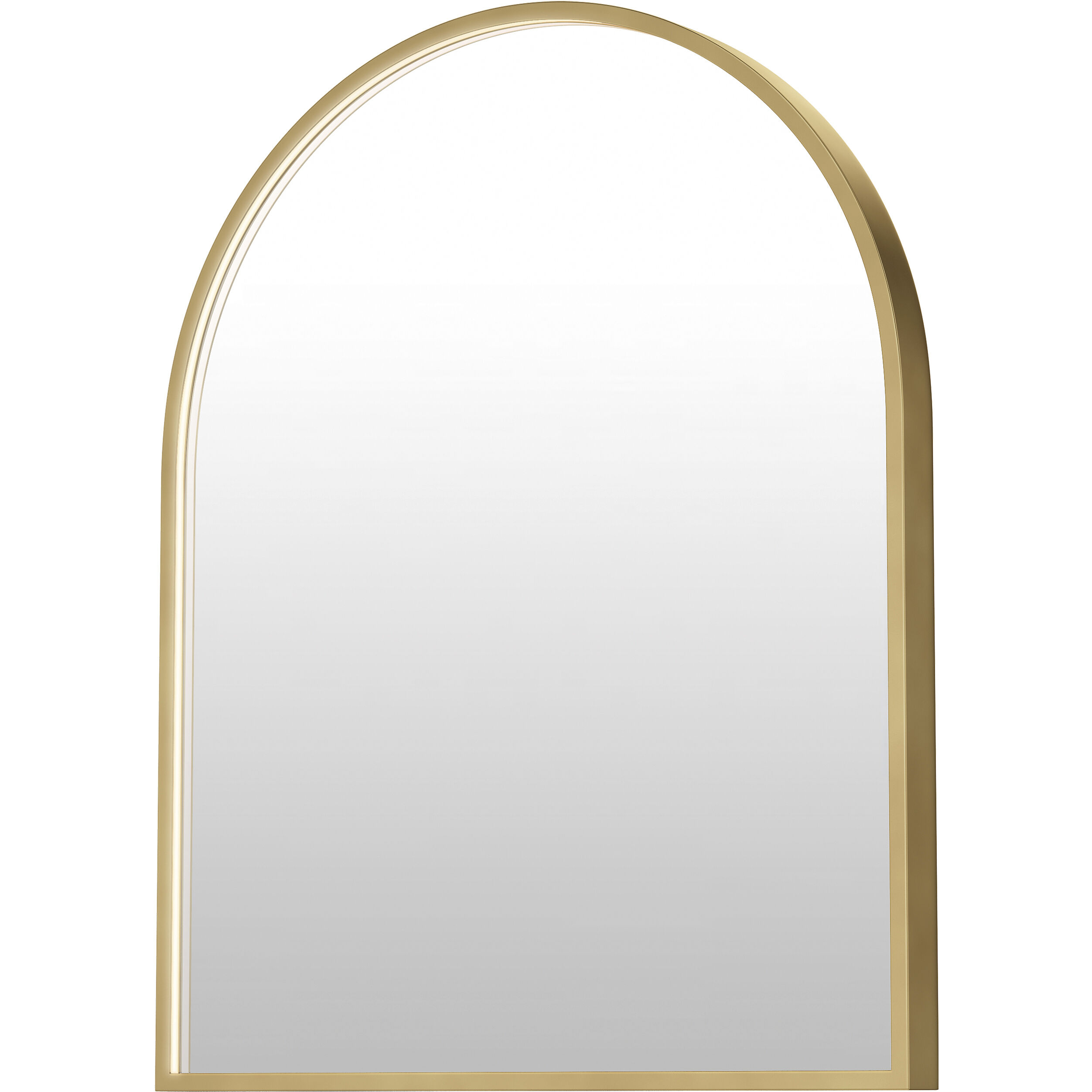 Elisse 30 X 24 inch Gold LED Mirror