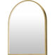 Elisse 30 X 24 inch Gold LED Mirror