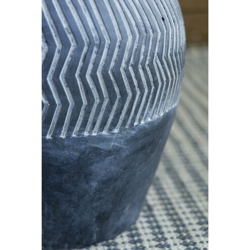 Chevron Gray Pot