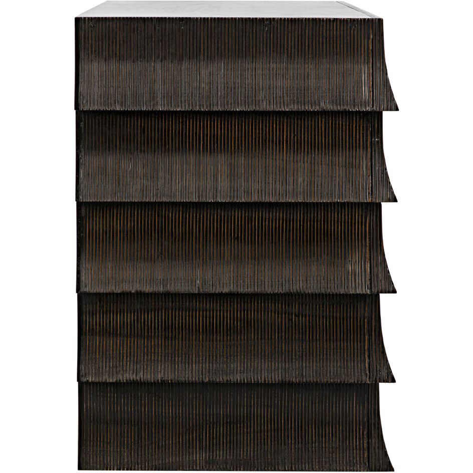 Ava Hand Rubbed Black Dresser