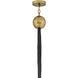 Lisa McDennon Skye 18 Light 39 inch Heritage Brass Chandelier Ceiling Light in Clear, Multi Tier
