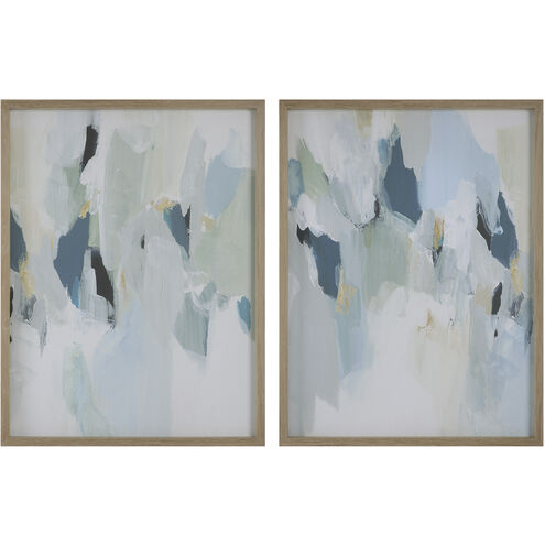 Seabreeze 41.5 X 31.5 inch Framed Canvas Prints, Set of 2