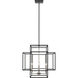 Titania 4 Light 22 inch Black and Brushed Nickel Chandelier Ceiling Light