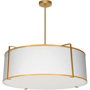 Trapezoid 4 Light 24.00 inch Pendant