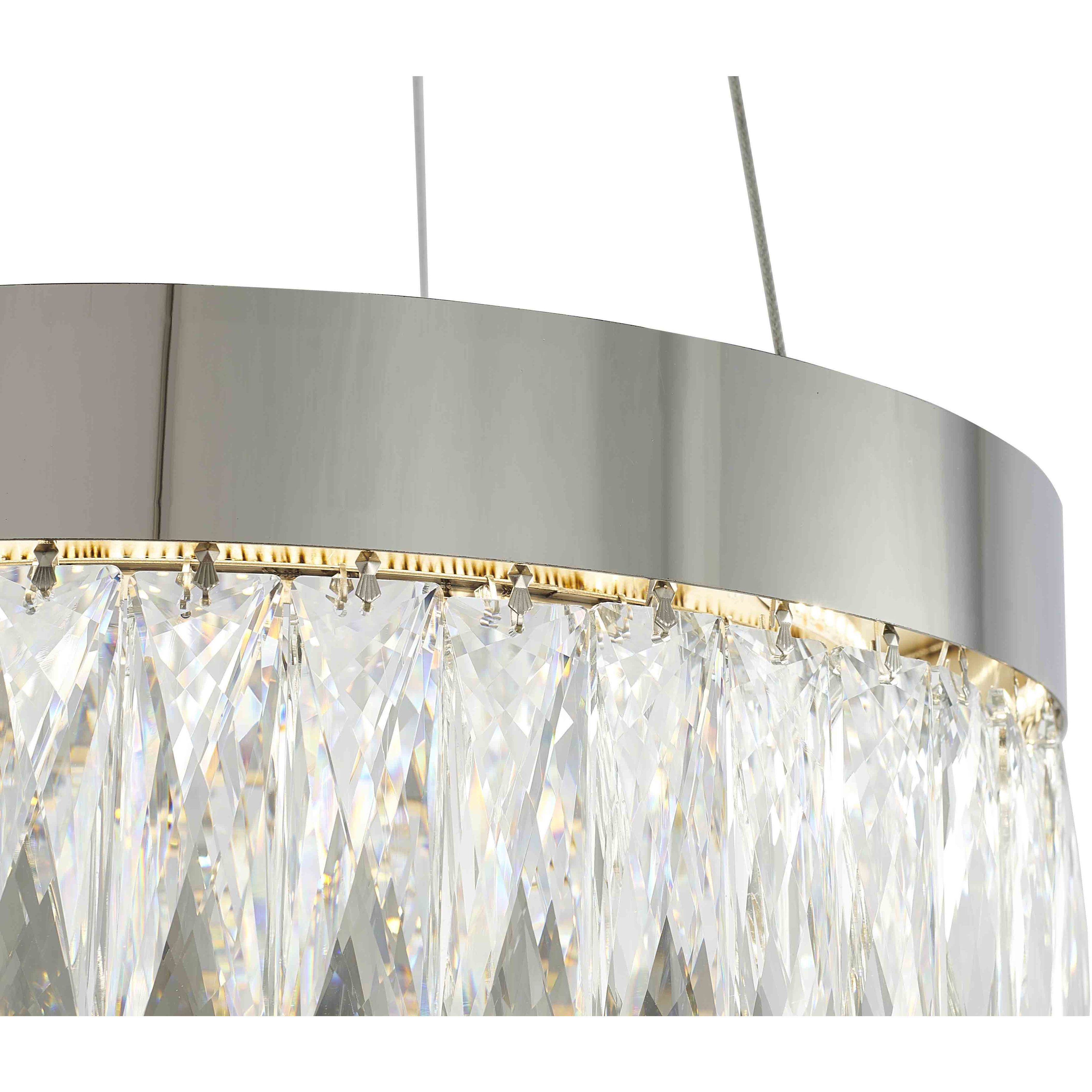 Canada LED 16 inch Chrome Chandelier Ceiling Light