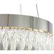 Canada LED 16 inch Chrome Chandelier Ceiling Light