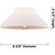 Edison Orwell 1 Light 8 inch Brushed Satin Nickel Flush Mount Ceiling Light in Matte White Glass