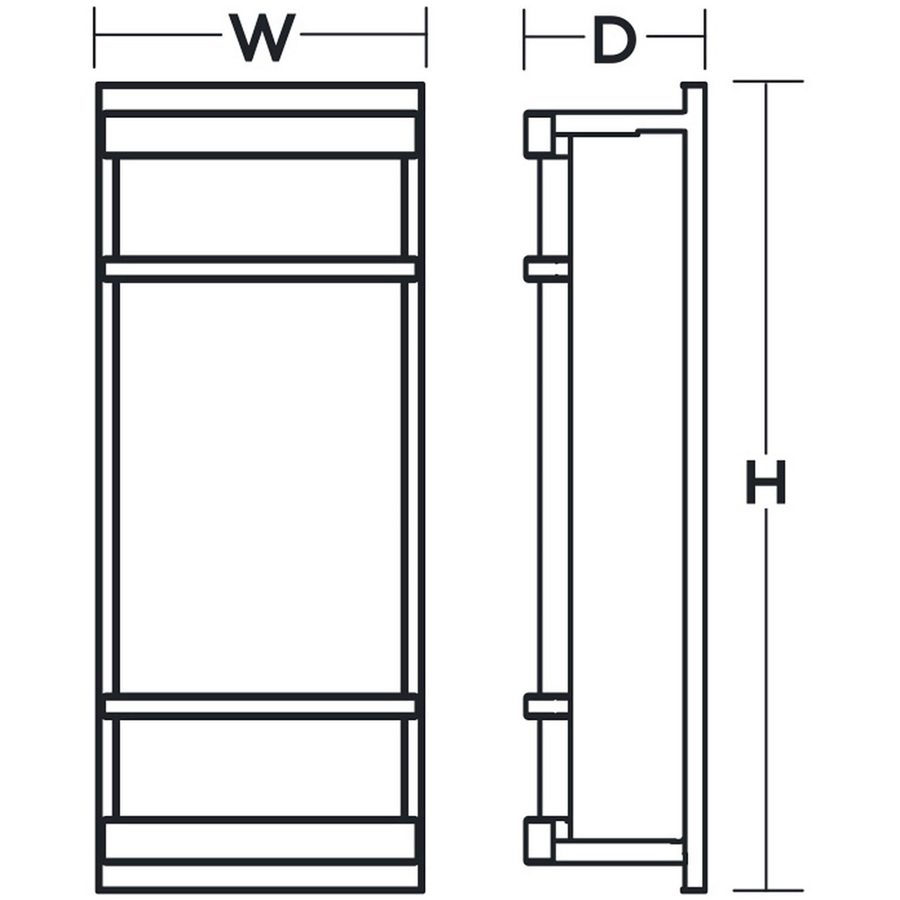 Brio 1 Light 7 inch Satin Nickel ADA Wall Sconce Wall Light