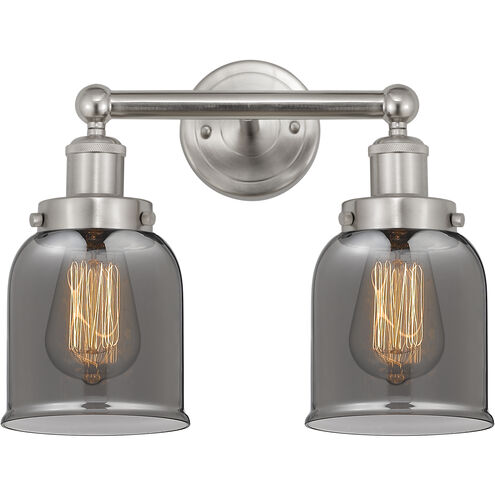 Bell 2 Light 15.5 inch Brushed Satin Nickel Bath Vanity Light Wall Light
