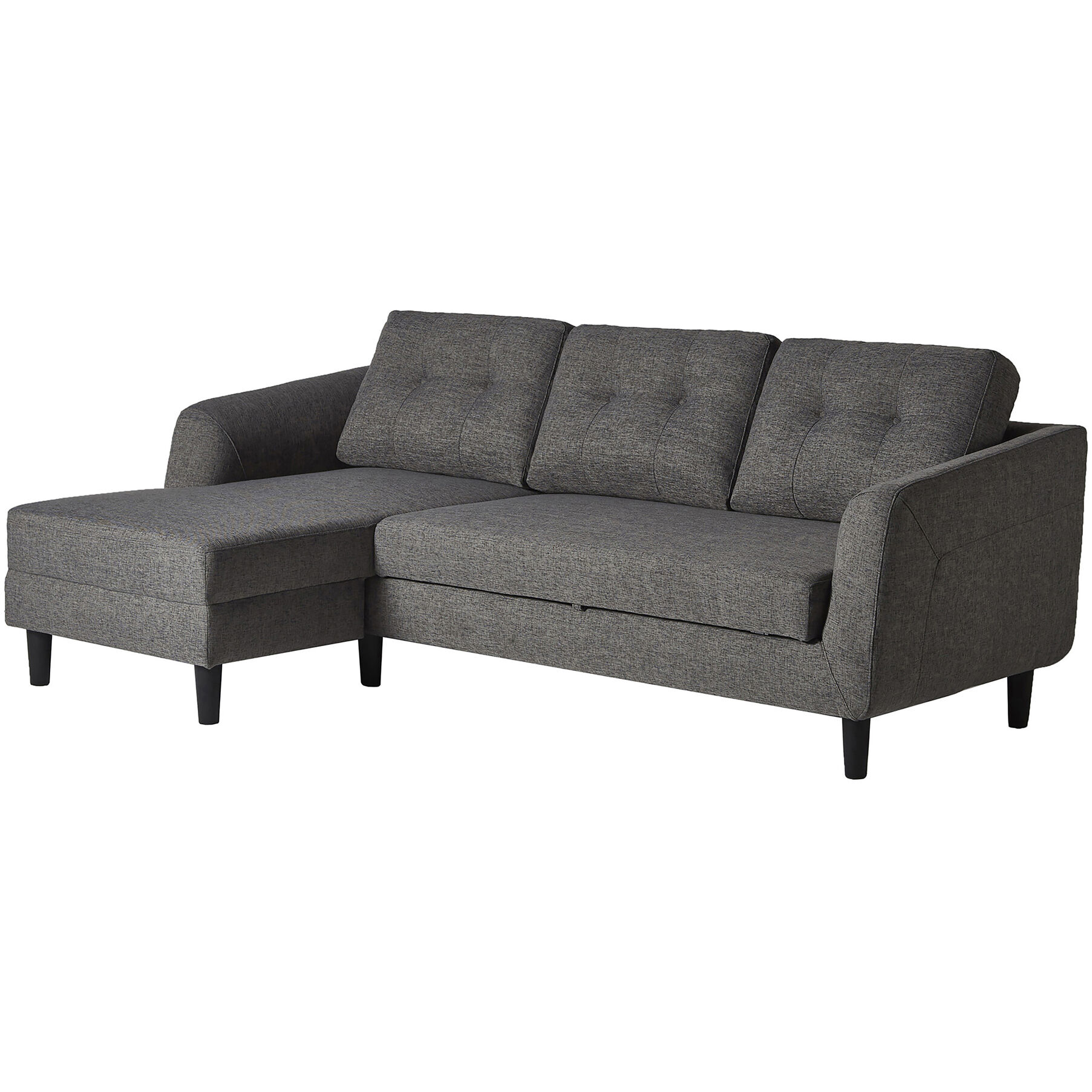 Belagio Grey Sofa Bed in Left