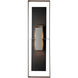 Shadow Box 2 Light 45 inch Coastal Burnished Steel Outdoor Sconce, Extra Tall