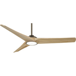Timber 68 inch Heirloom Bronze with Maple Blades Ceiling Fan in Heirloom Bronze/Maple