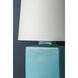 Hawley 21 inch 15.00 watt Aged Brass and Ceramic Gloss Turquoise Table Lamp Portable Light