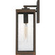 Westover 1 Light 17 inch Industrial Bronze Outdoor Wall Lantern