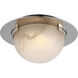 Kelly Wearstler Melange LED 6 inch Polished Nickel Solitaire Flush Mount Ceiling Light