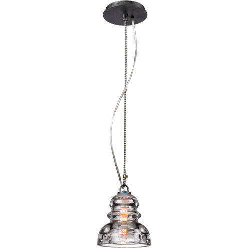 Menlo Park 1 Light 6 inch Old Silver Pendant Ceiling Light