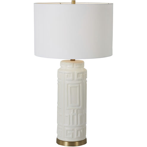 Osmond 31.25 inch Matte Antique Brass Table Lamp Portable Light