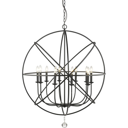 Tull 10 Light 36 inch Matte Black Chandelier Ceiling Light