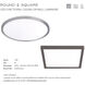 Round LED 11 inch White Flush Mount Ceiling Light in 3000K