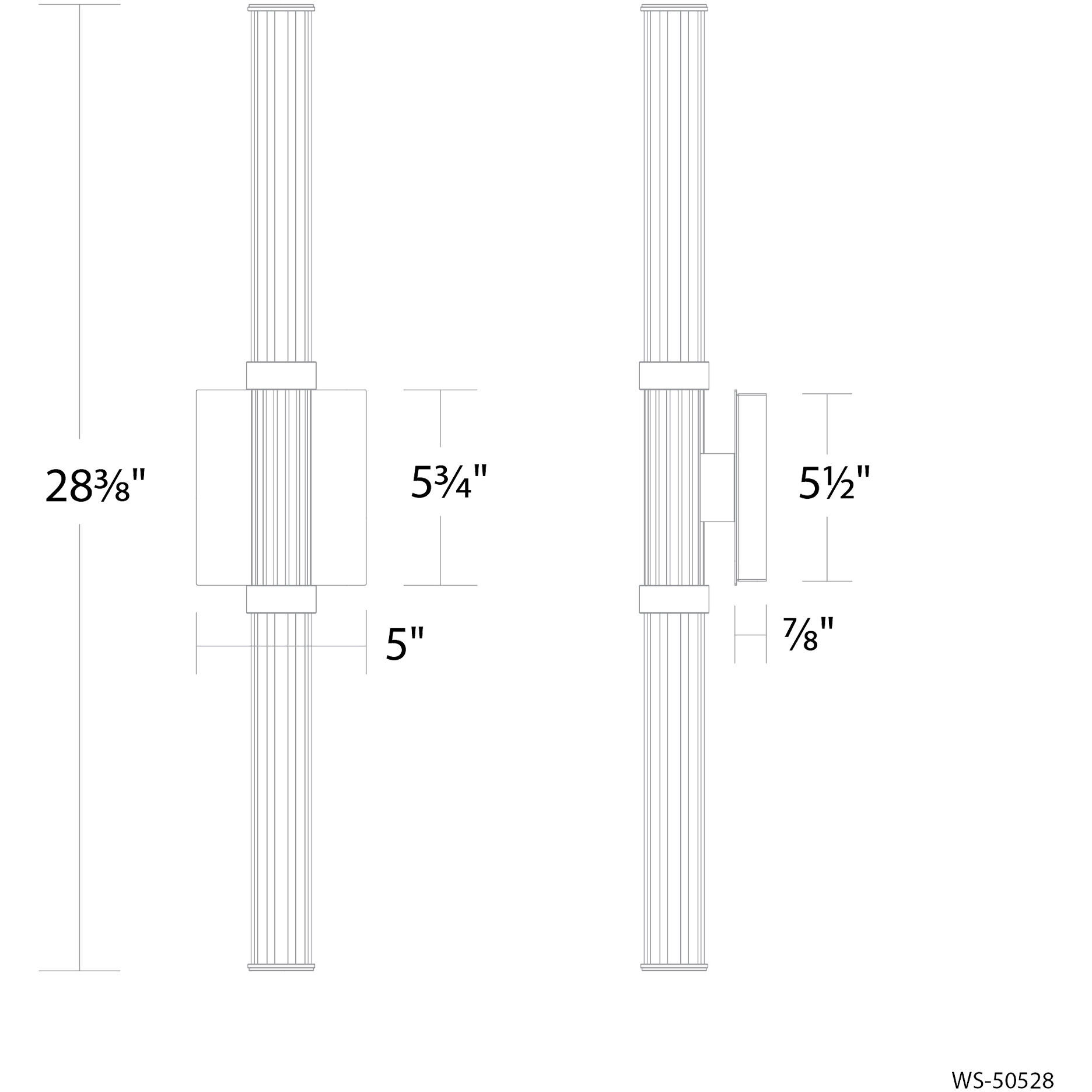 Ribeye Indoor Wall Lighting in Brushed Nickel