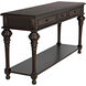 Colonial 72 X 20 inch Distressed Brown Sofa Table, Large